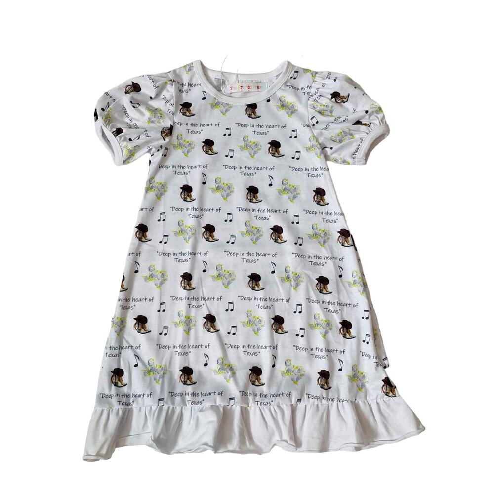 NWT The Printed Press Size 2T Heart of Texas Dress